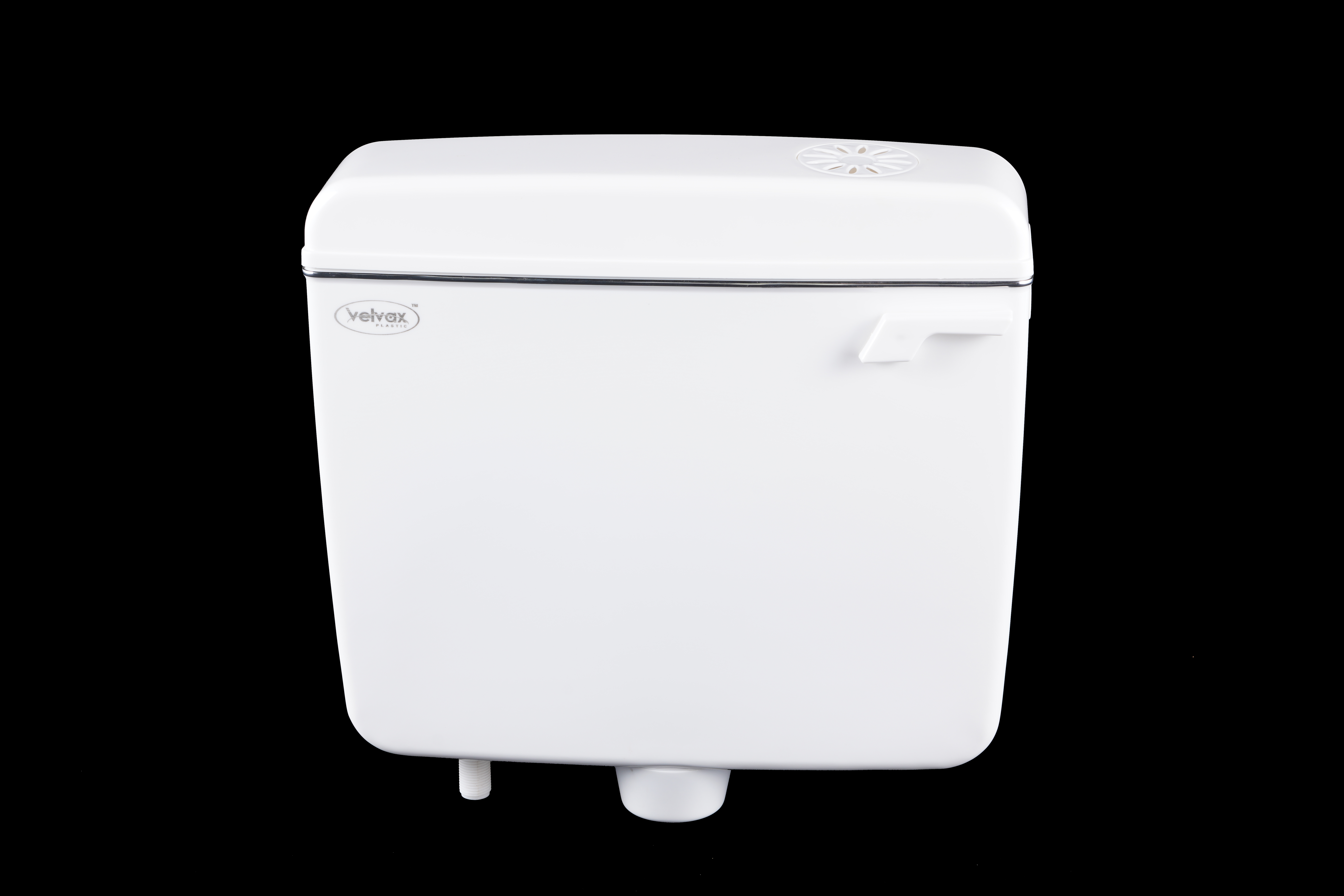 Slim Side Handle Tank - Plastic Material, 1500 Gsm, White Color | Leak Proof, Easy To Use And Install, Long Service Life