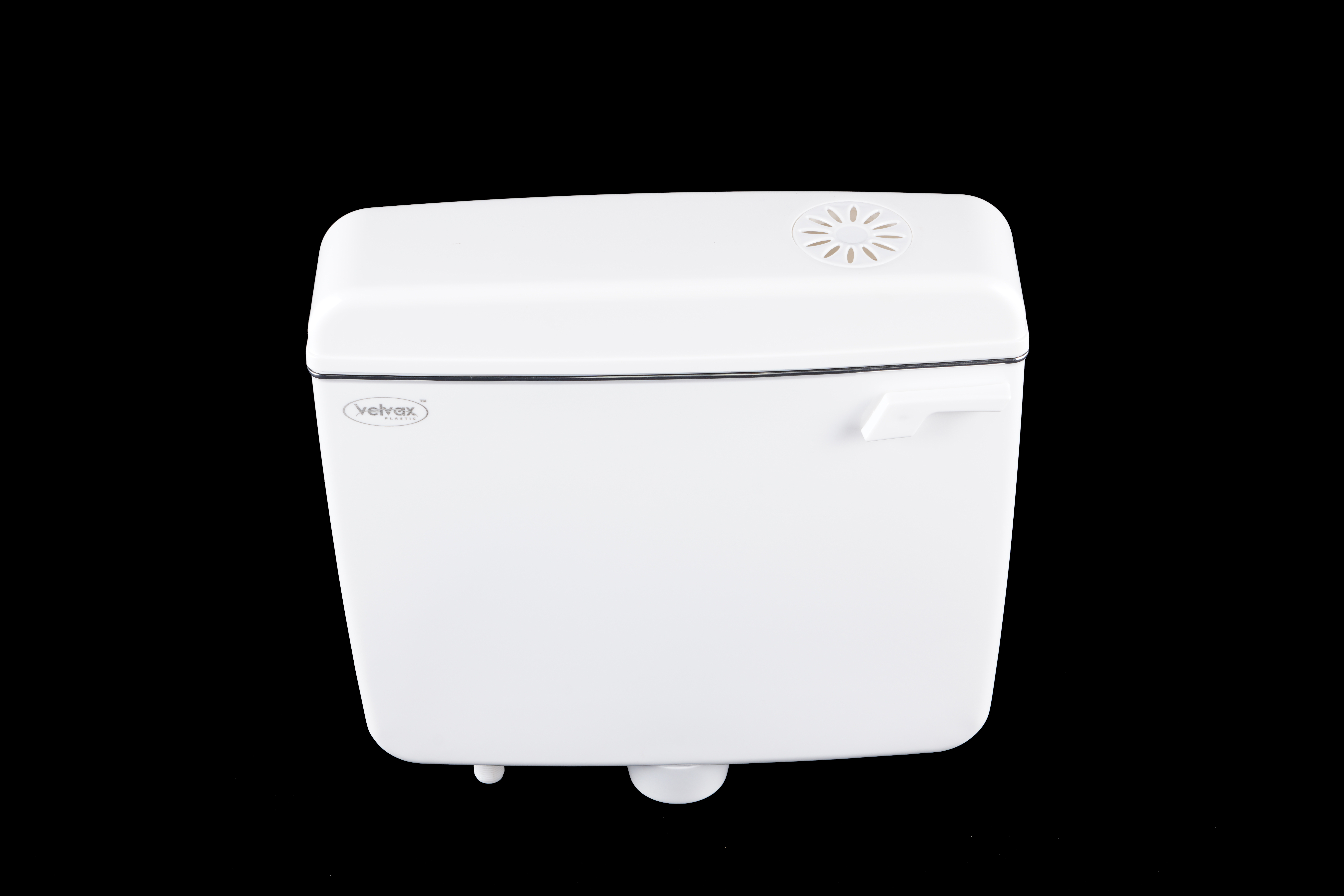 Slim Side Handle Tank - Plastic Material, 1500 Gsm, White Color | Leak Proof, Easy To Use And Install, Long Service Life