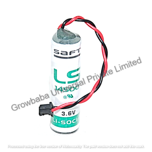 Saft Ls14500 With Connector 3.6volt Size: Aa Li-socl2 Battery - 3.6volt, 16.7g | Lightweight Design, Ideal For Energy-demanding Applications
