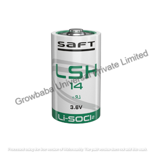 Saft Lsh-14 3.6volt C Li-socl2 Battery Nominal Voltage: 3.6 Volt (V)