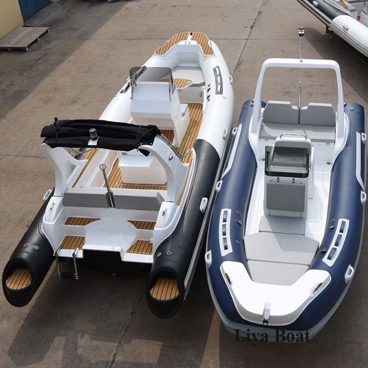 Liya 5.2m Hypalon Rib Inflatable Boats With Outboard Motor For Sale