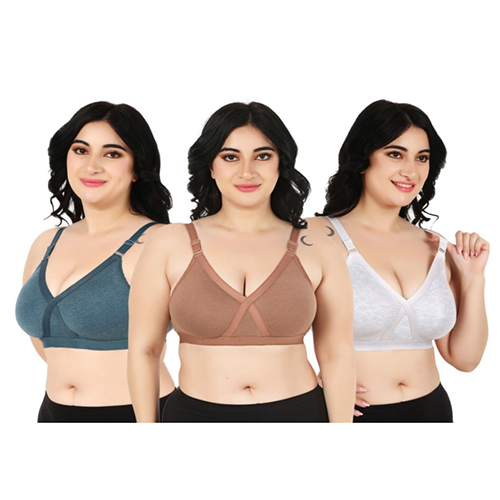 मल्टीकलर Zannat नॉन पैडेड ब्रा