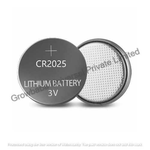 Generic Cr2025 3volt Lithium Coin Cell Battery - 3volt Nominal Voltage, 2.3g Weight | Reliable Power Source For Small Electronics