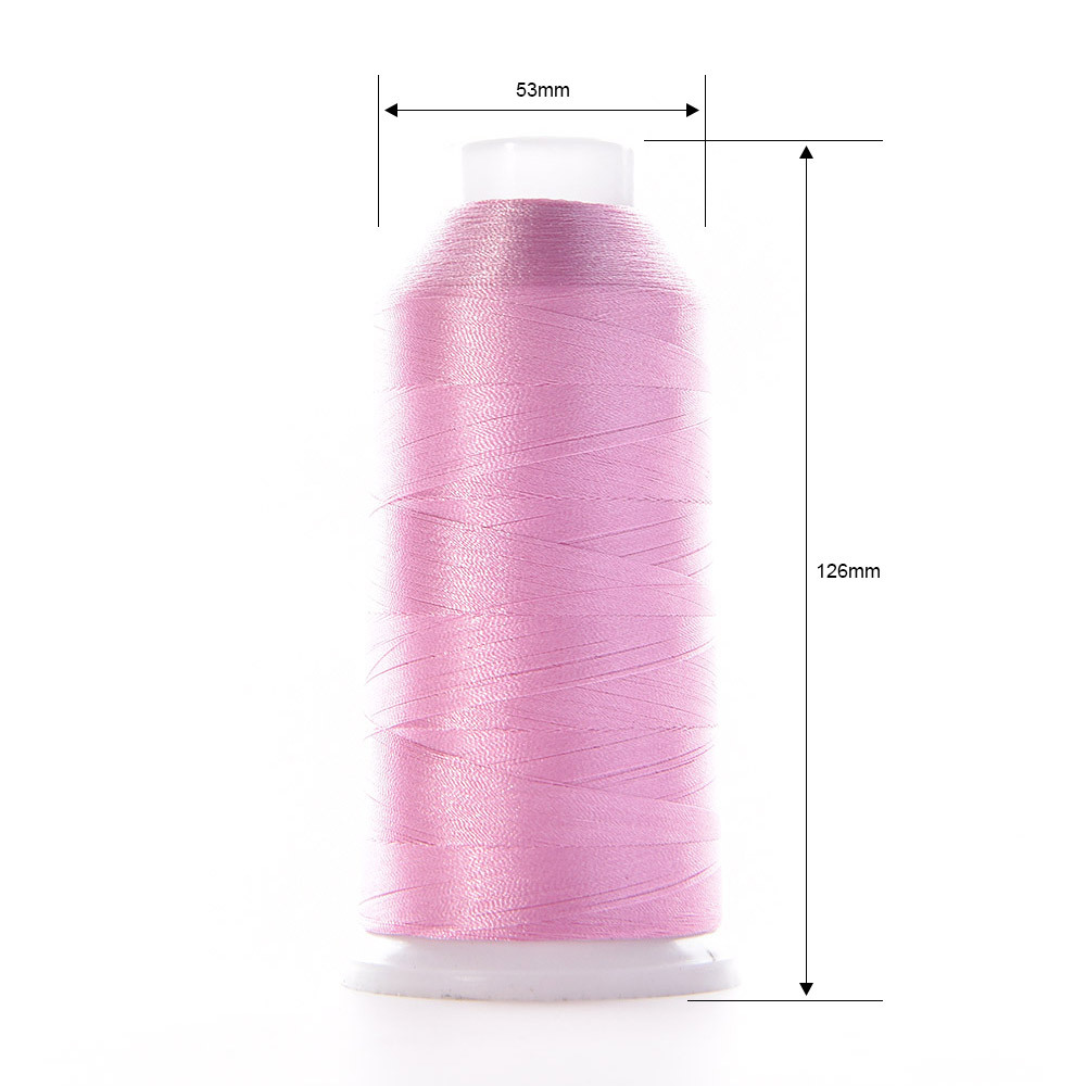 Polyester Embroidery Thread - 120d/2 128g, 400 Colors Available, Anti-piling, Eco-friendly, High Tenacity, Light Weight, Low Shrinkage, Washable