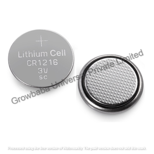 Generic Cr1216 3volt Lithium Coin Cell Battery - 3volt Nominal Voltage , 0.6g Weight For Reliable Power Solutions