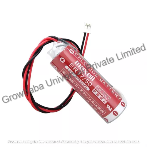 Maxell Er17/50 - 3.6 Volt Lithium Battery | Lightweight 20 Grams, Reliable Power Source