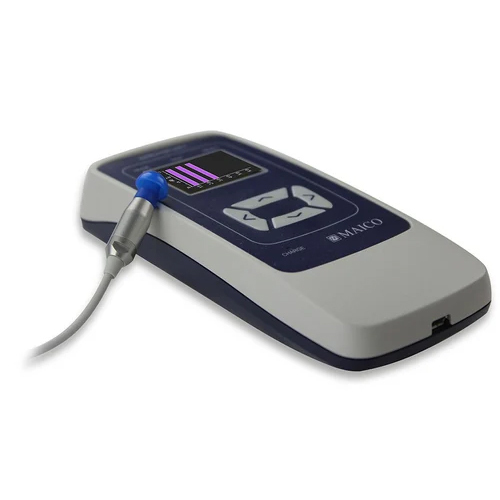 Maico Otoacoustic Emission Machine - Plastic, 66mm x 31mm x 145mm, OLED Display, 4-Button Keypad | Portable, Electric-Powered, Medical-Grade Device for Hearing Assessment