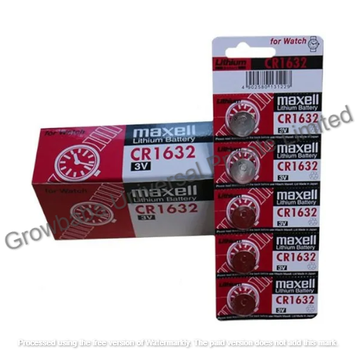 Maxell Lithium Coin Cell Battery Nominal Voltage: 3 Volt (V)