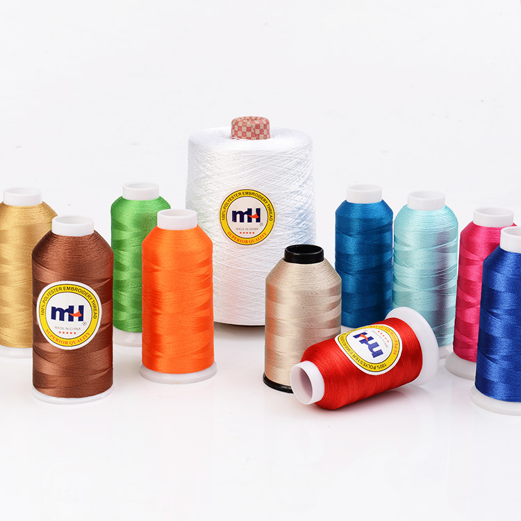 Eco-friendly Polyester Embroidery Thread Multicolor Machine Thread For Hand And Machine Embroidery