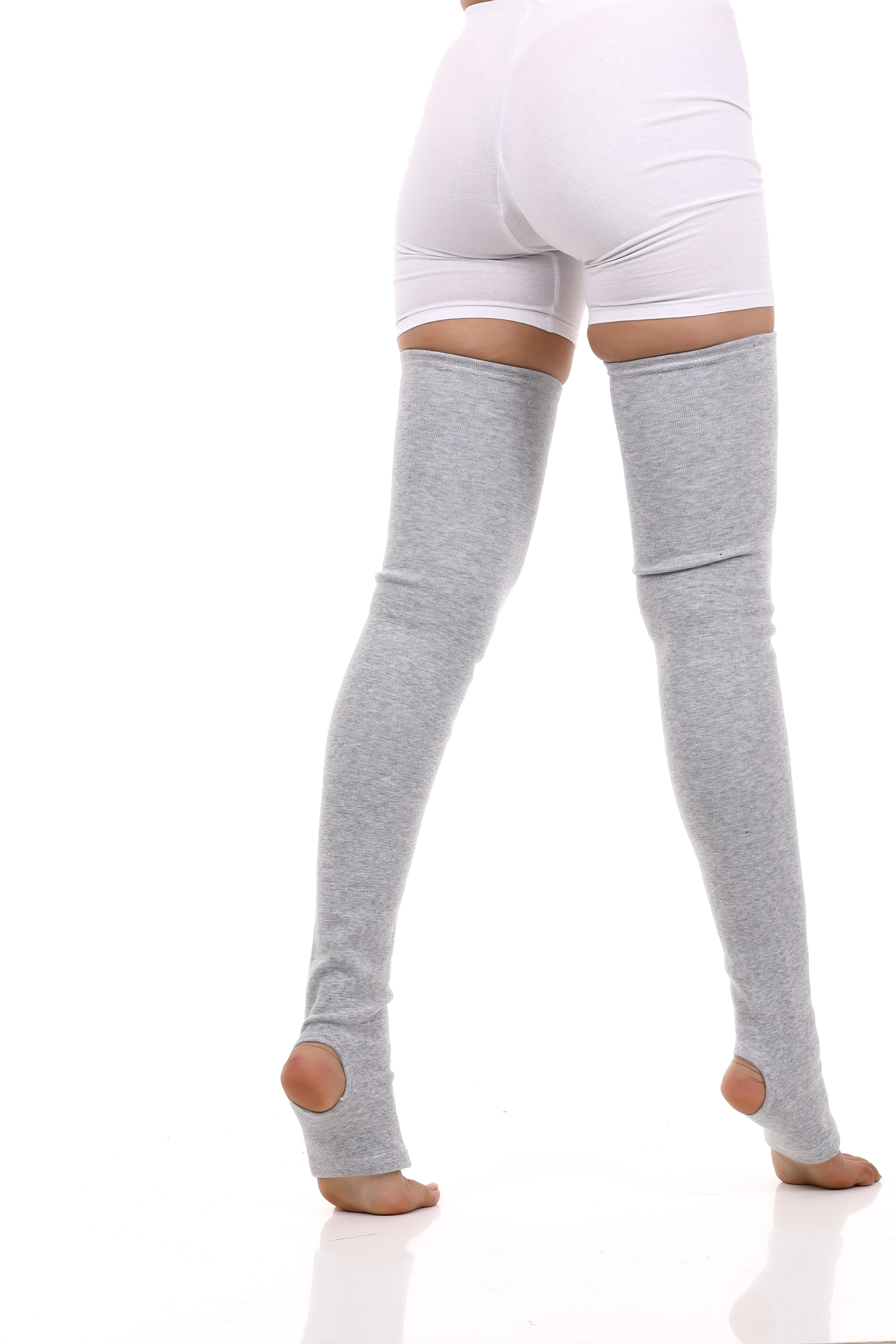 Varicose Vein Stockings - Lycra Blend Size S-xxl Grey | Advanced Compression Mobility Support Stretchable Design Unisex Fit