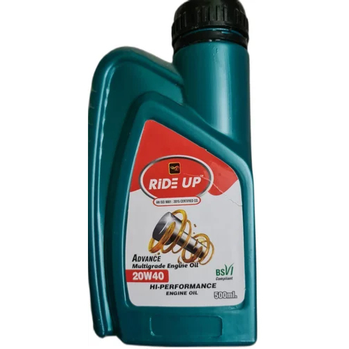 राइड अप 500ml 20w40 इंजन ऑयल आवेदन: ऑटोमोबाइल
