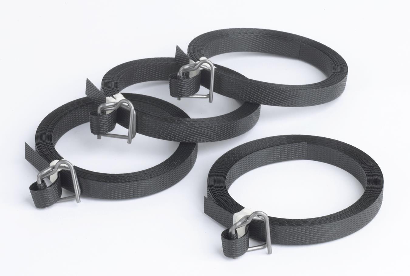 Soft Pre-cut Pp Strapping - Color: Black