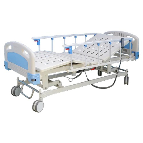 White & Blue Icu Bed With Table