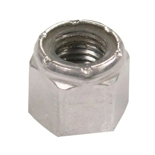 Silver Stainless Steel Hex Nylock Nut