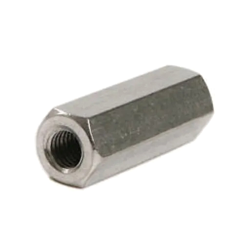 Silver Stainless Steel 304 Hex Long Nut