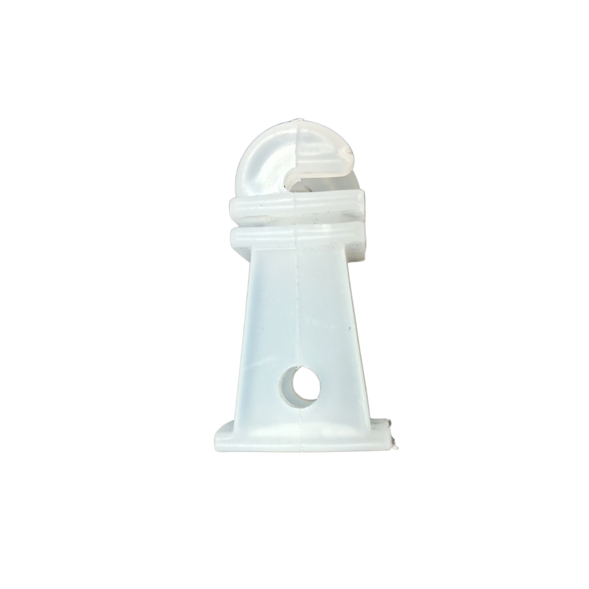 Fence Insulator 5.1 Number White - Virgin Plastic, Longer & Thicker Design | Heavy Duty, Prevents Leakage & Short Circuits, Available In Black