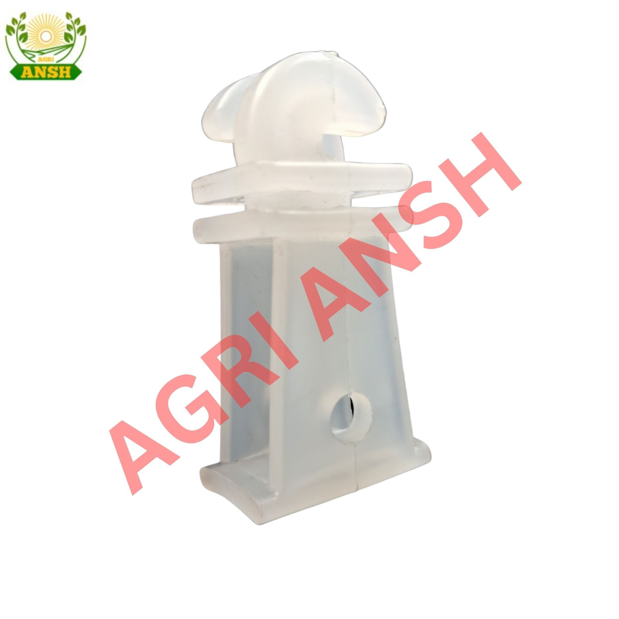 Fence Insulator 5.1 Number White - Virgin Plastic, Longer & Thicker Design | Heavy Duty, Prevents Leakage & Short Circuits, Available In Black