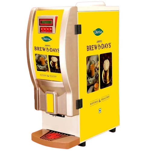 Multicolor Cherise Semi-automatic Coffee Vending Machine