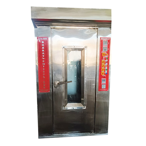 अर्ध स्वचालित 42 ट्रे रोटरी रैक ओवन