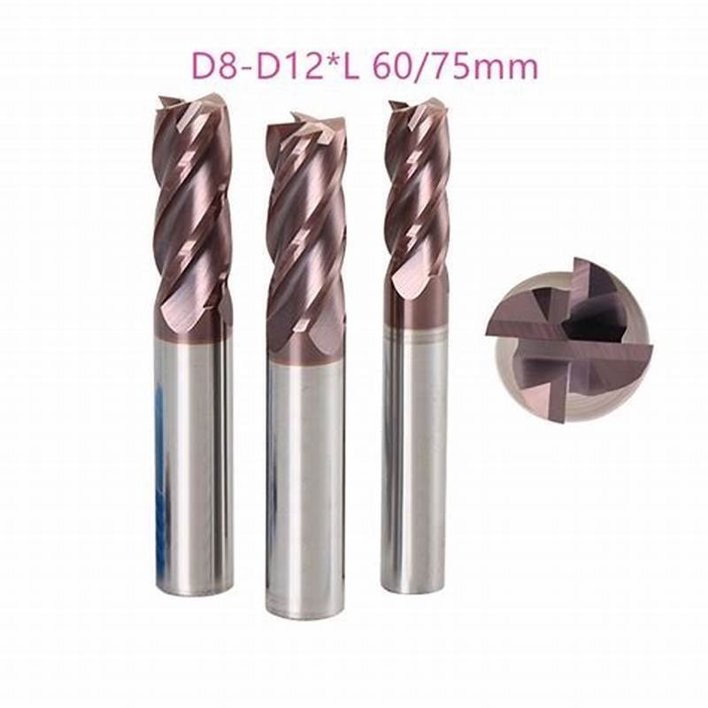 Solid Carbide End Mills 55 Hrc - Stainless Steel, Size 1mm To 20mm, Bronze Coating | Industrial Use For Mild & Die Steel Applications