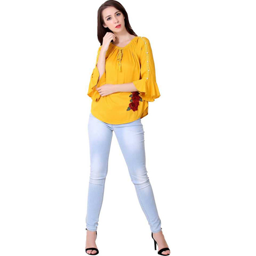 Different Available Ladies Yellow Top