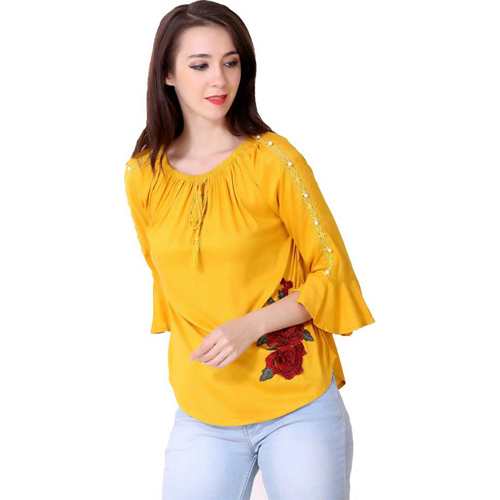 Different Available Ladies Yellow Top