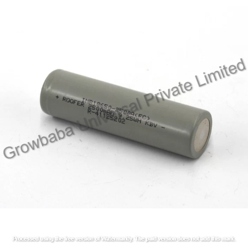 Roofer (3c) 3.7volt 2500mah Rechargeable Li-ion Battery Weight: 48 Grams (G)