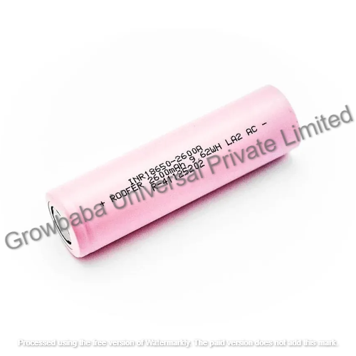 Roofer Inr18650 (1c) 3.7volt 2600mah Rechargeable Li-ion Battery - 47g Weight | Nominal Voltage 3.7volt, High Energy Capacity, Efficient Power Source
