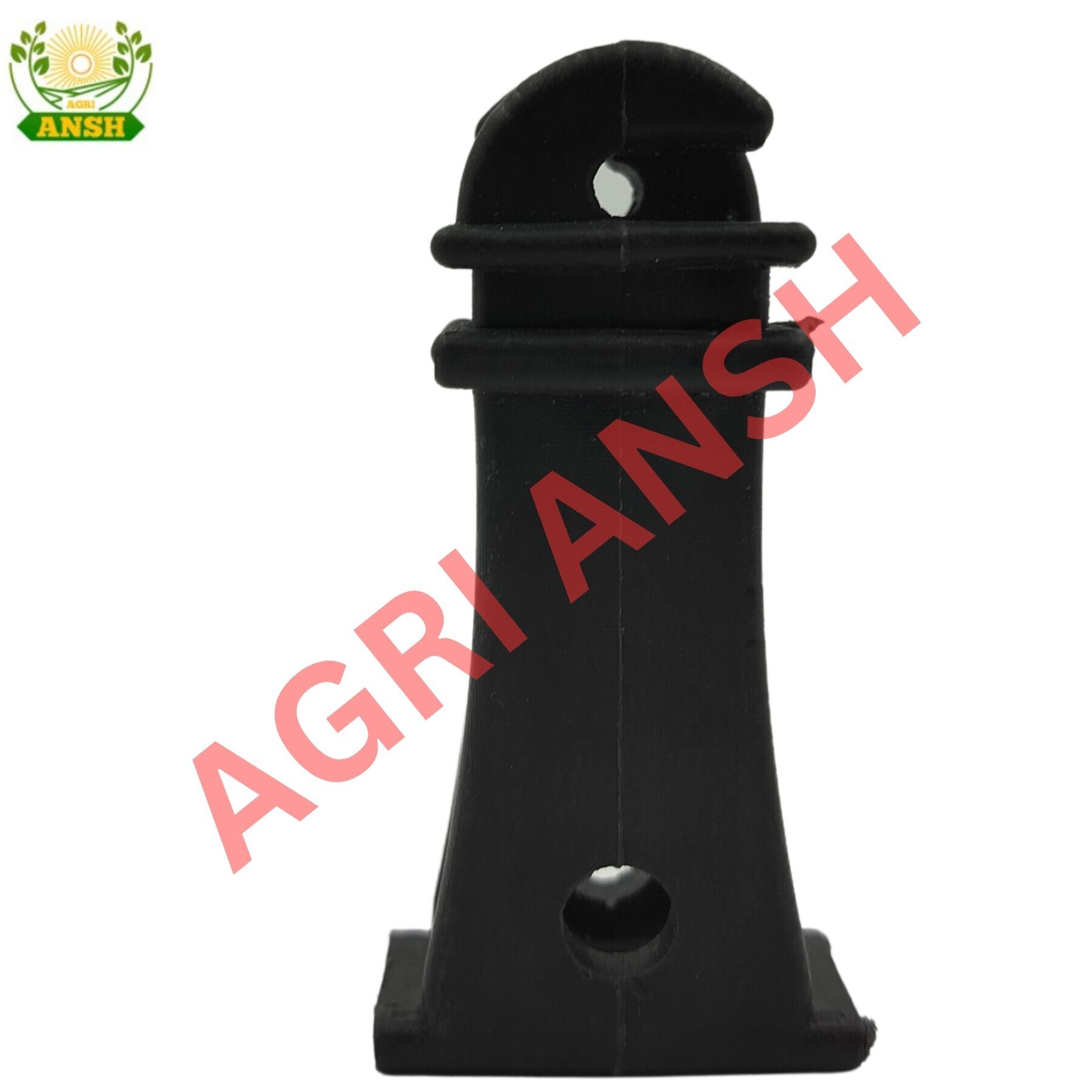Fence Insulator 3 Inch Black - Mix Plastic, 3 Inch Length, Virgin White Or Black Plastic Finish | Strong, Thick, Heavy, Electrically Efficient