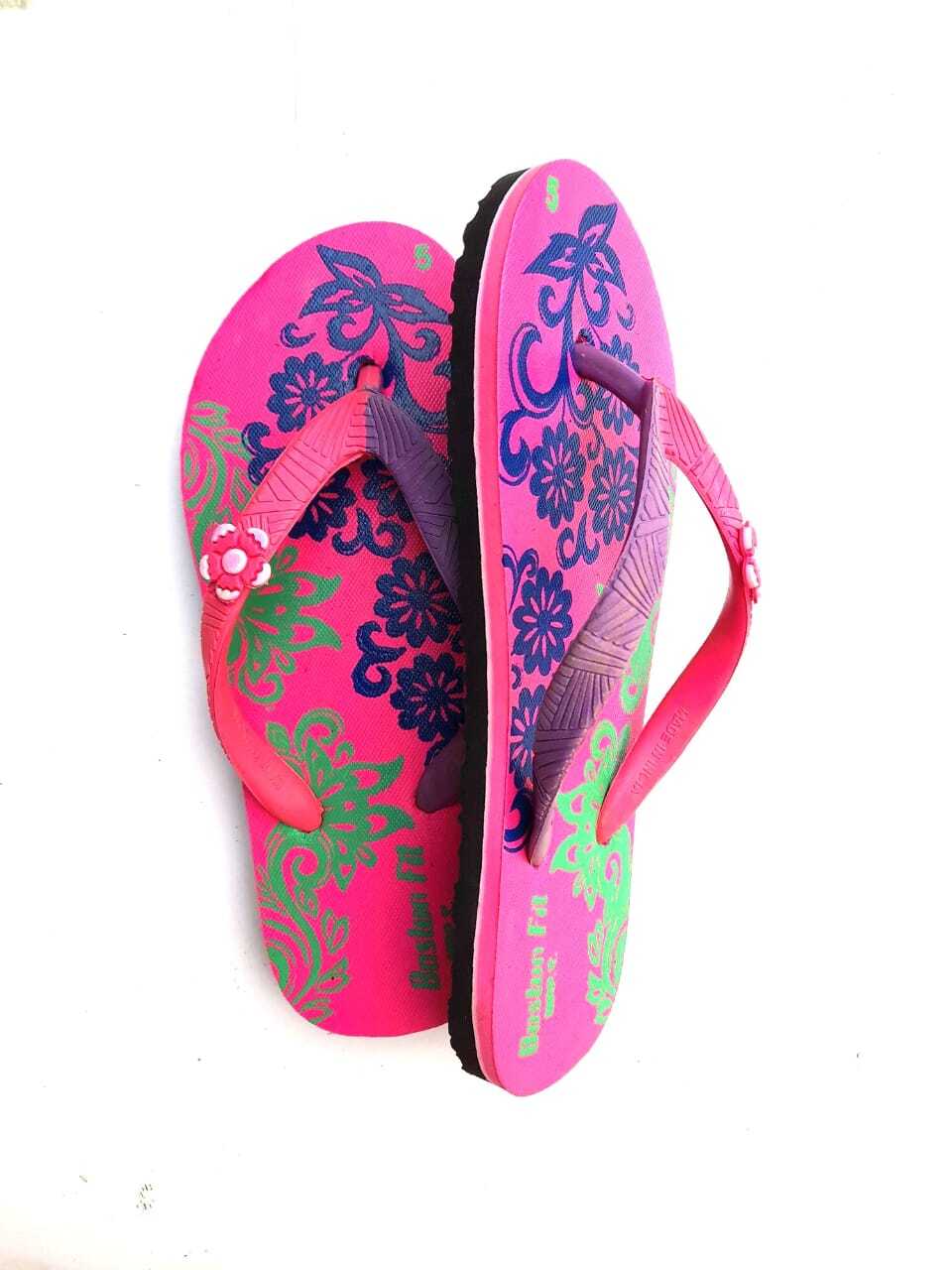 Ladies Rexona Slipper - Color: Multi Color Printed Chappals