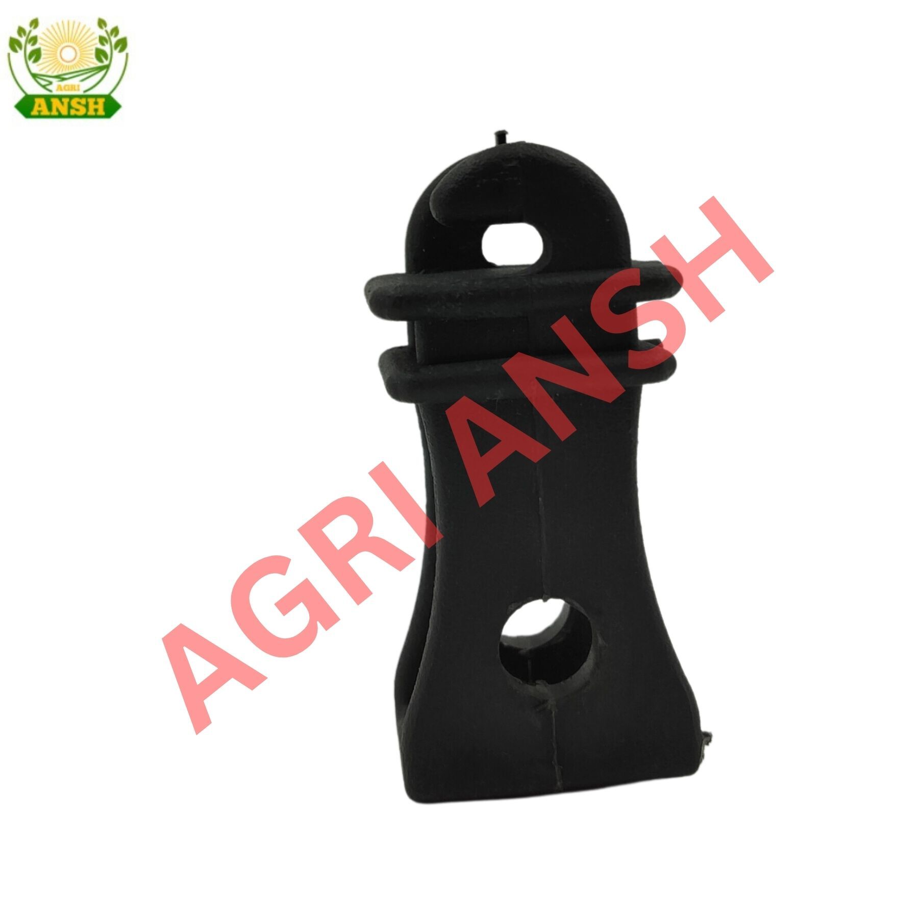 Fence Insulator - Heavy-duty Design, 4 No. Black, Electrically Efficient, Enhanced Leak Prevention, Thick And Sturdy Scrap Plastic Material