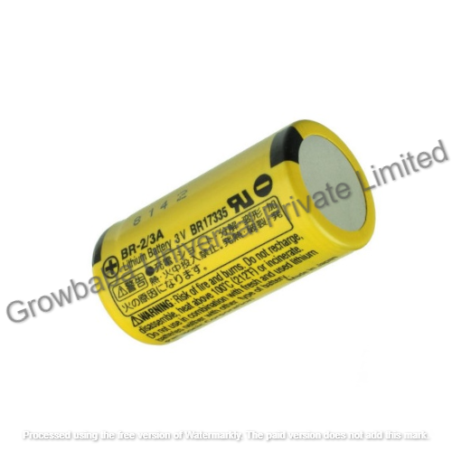 Panasonic Br2/3a 3volt Lithium Battery - 13.5g Weight, 3volt Nominal Voltage | Versatile Battery Type For Reliable Energy Solutions