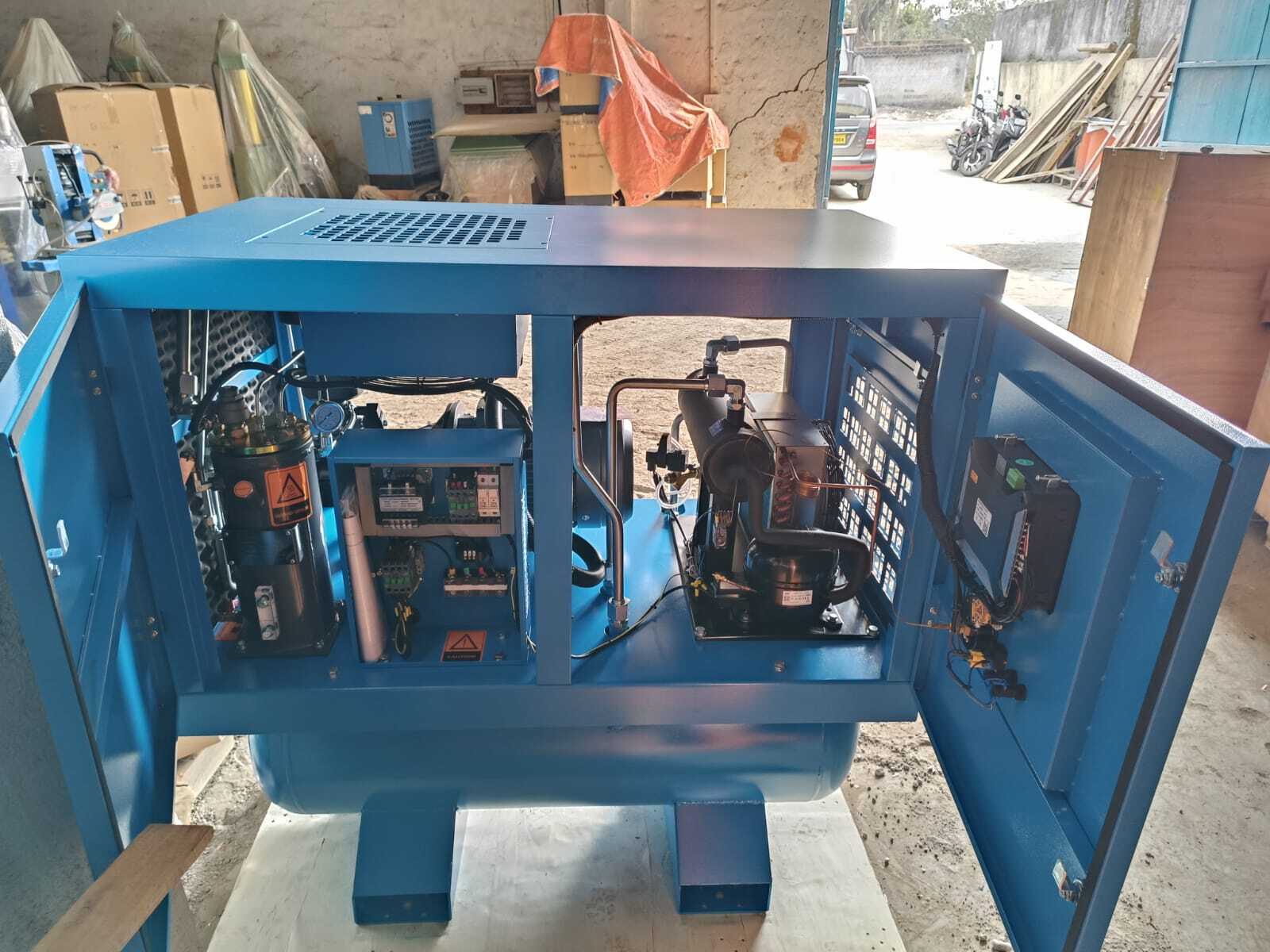 Industrial Screw Air Compressor - Color: Black