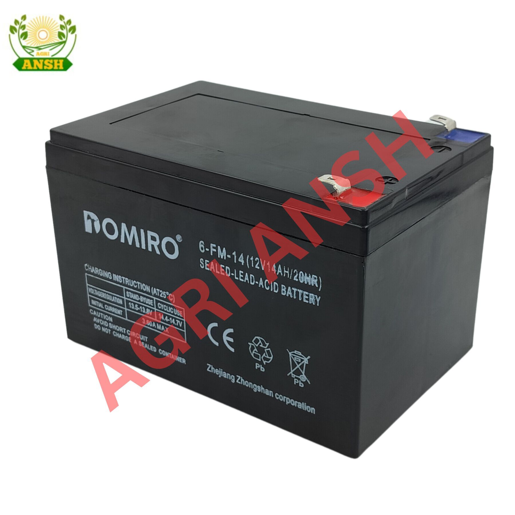 Sprayer Pump Battery 12v 14ah (3.400kg)