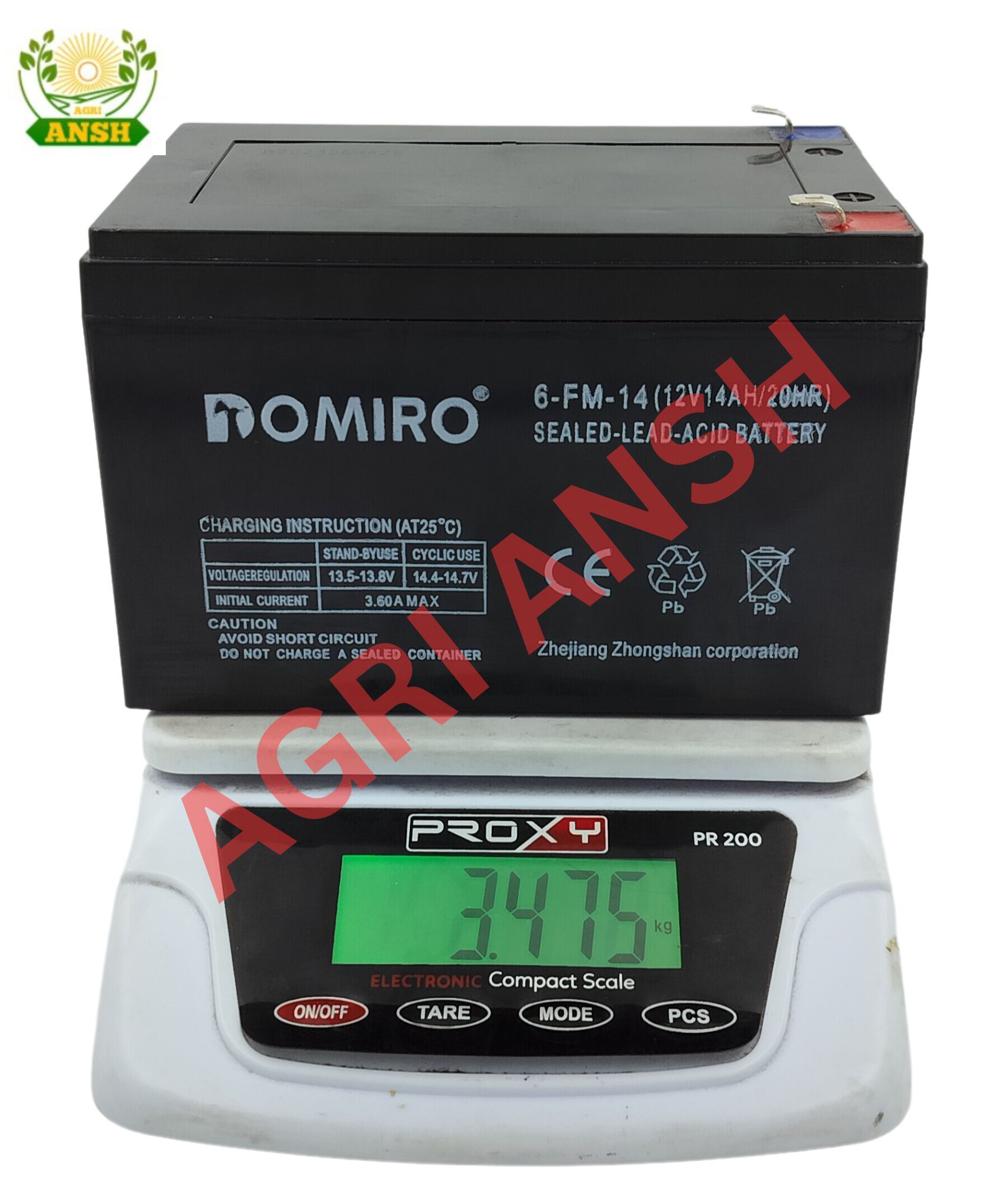 Sprayer Pump Battery 12v 14ah (3.400kg)