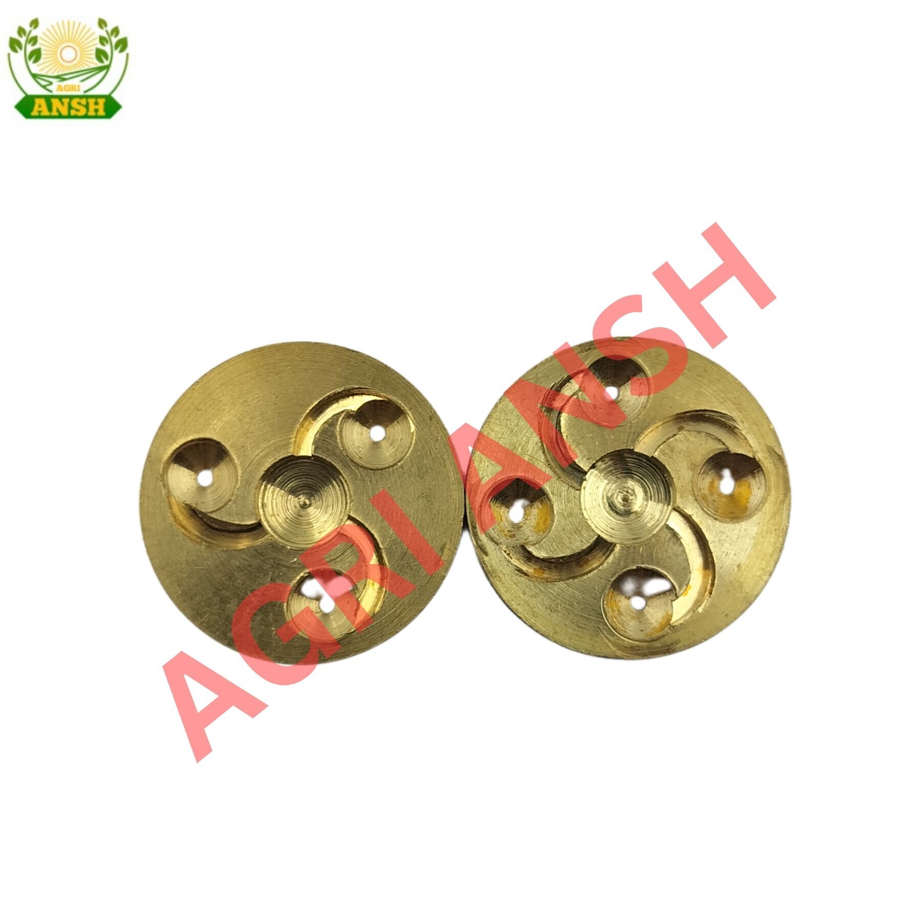 3 4 Brass Nozel - Brass Material, 3 And 4 Hole Blades For Knapsack Sprayer | Ideal For Agricultural And Sanitizing Applications