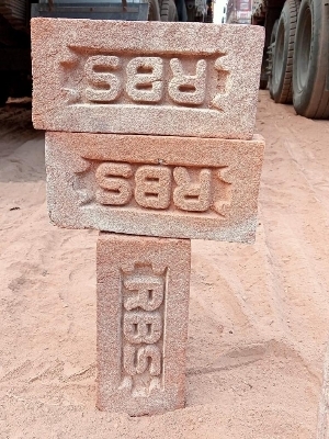 Rbs Red Bricks - Clay, 9x4x3 Inches, Red | Handmade, Fire Brick, Autoclaved, Good Shape