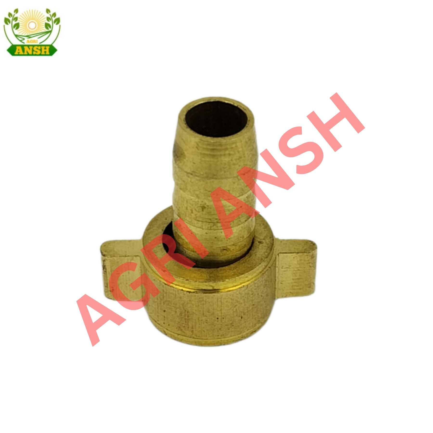 Nut Nipple Set - Brass Material, 12.4 Weight, Golden Color | Manual Switch, 1 Year Warranty, Nozzle Product Type