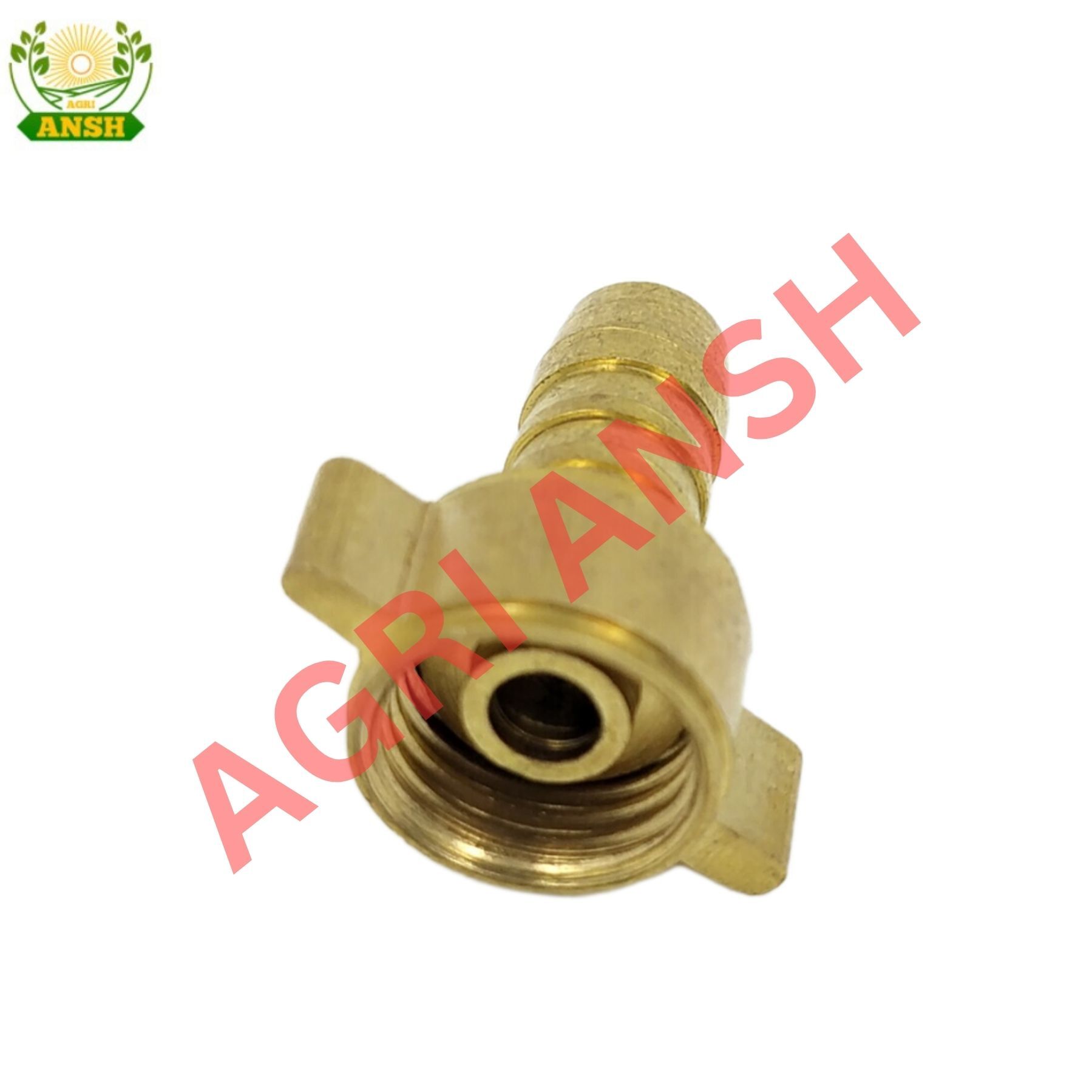 Nut Nipple Set - Brass Material, 12.4 Weight, Golden Color | Manual Switch, 1 Year Warranty, Nozzle Product Type