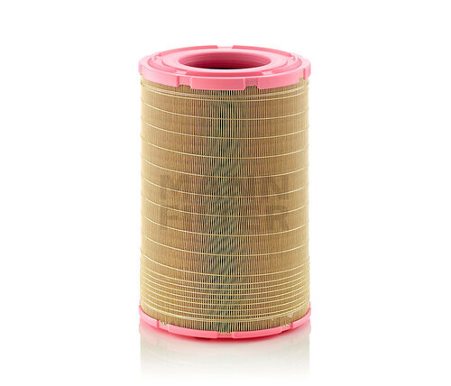 Mann Air Filter - Cellulose Material, 29x15x42 cm Dimensions, Yellow Color | Air Filter Element for John Deere, Removes Dust and Moisture