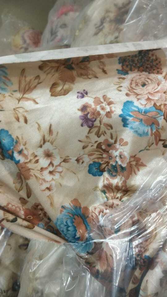 Printed Knitted Fabric - Polyester, 56 Inch Width, Multicolor, Smooth Texture, Light In Weight, All-season Versatility, Patterned Design
