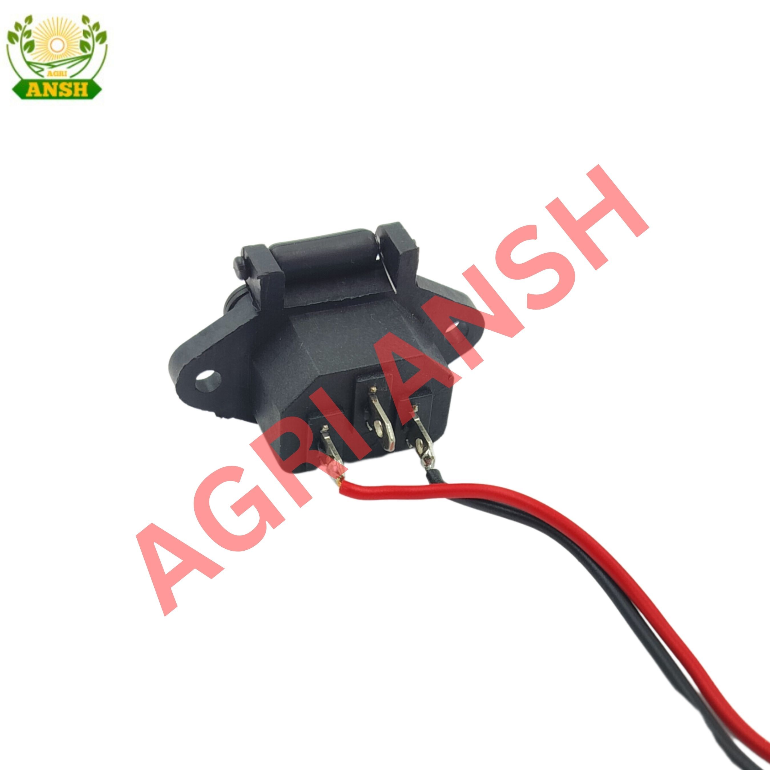 Pump Socket - Heavy Thick Metal Terminal, High Grade Plastic | Easy Replacement With Soldered Wires For Enhanced Durability And Reliability