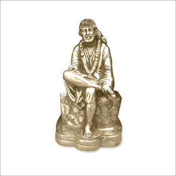 साईं बाबा की पीतल की मूर्ति