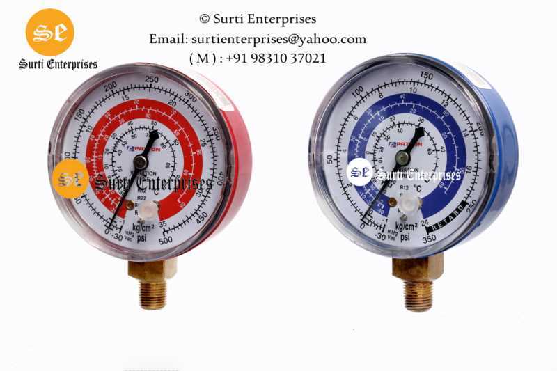 Freon Pressure Gauge 2-1/2 Dial 0-500 Psi