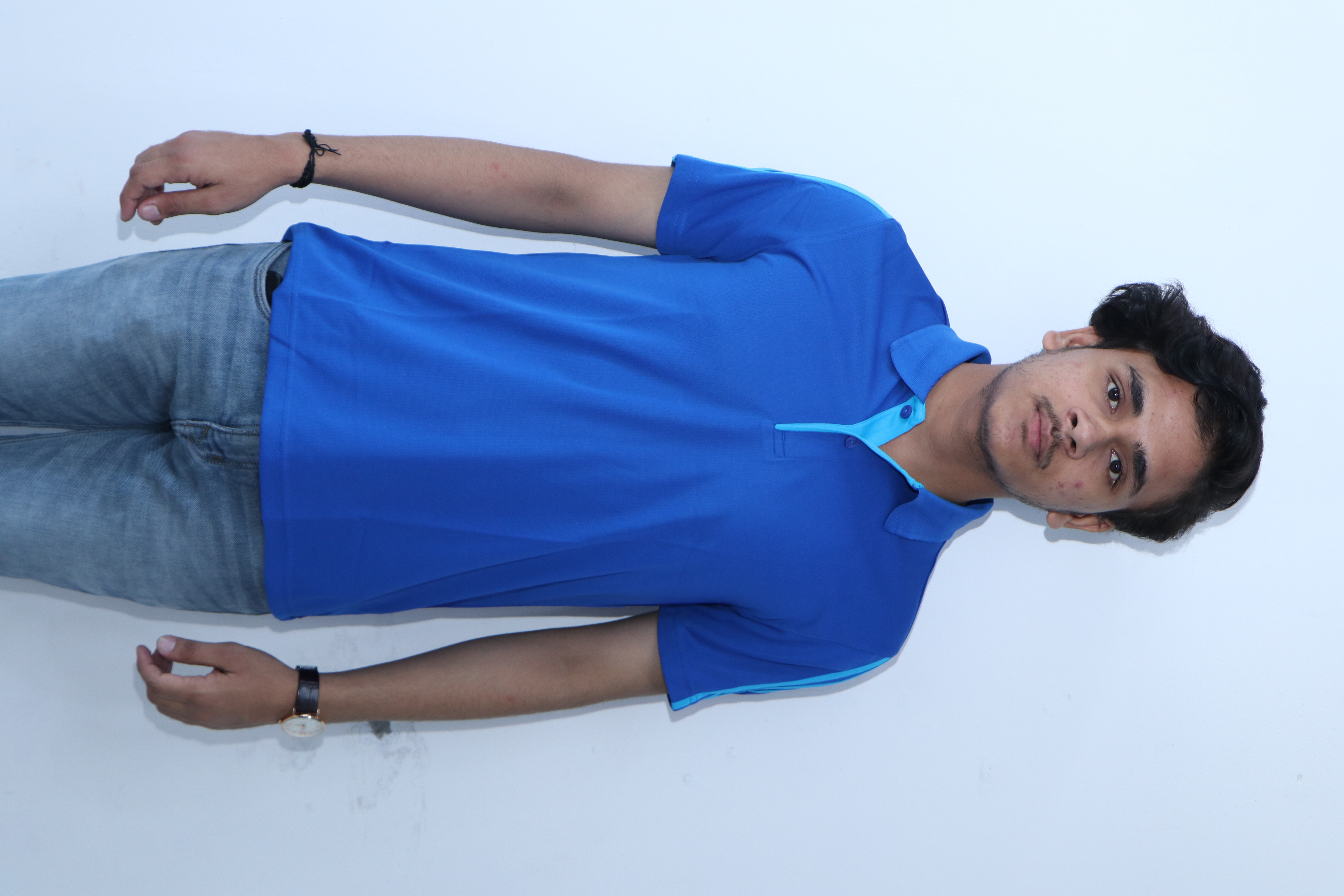 Adidas Polyster Royal Blue T Shirt