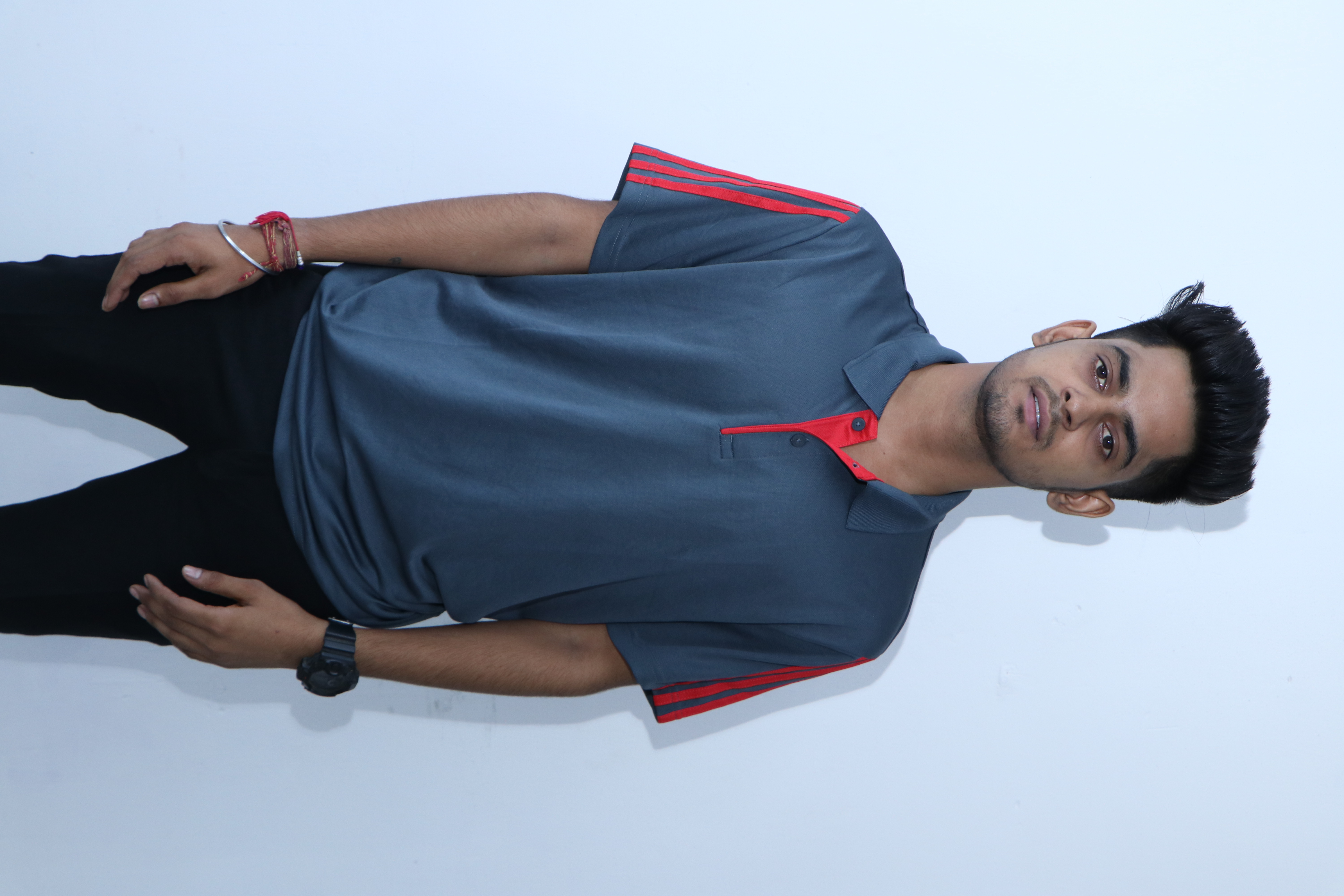Adidas Polyster Grey T Shirt