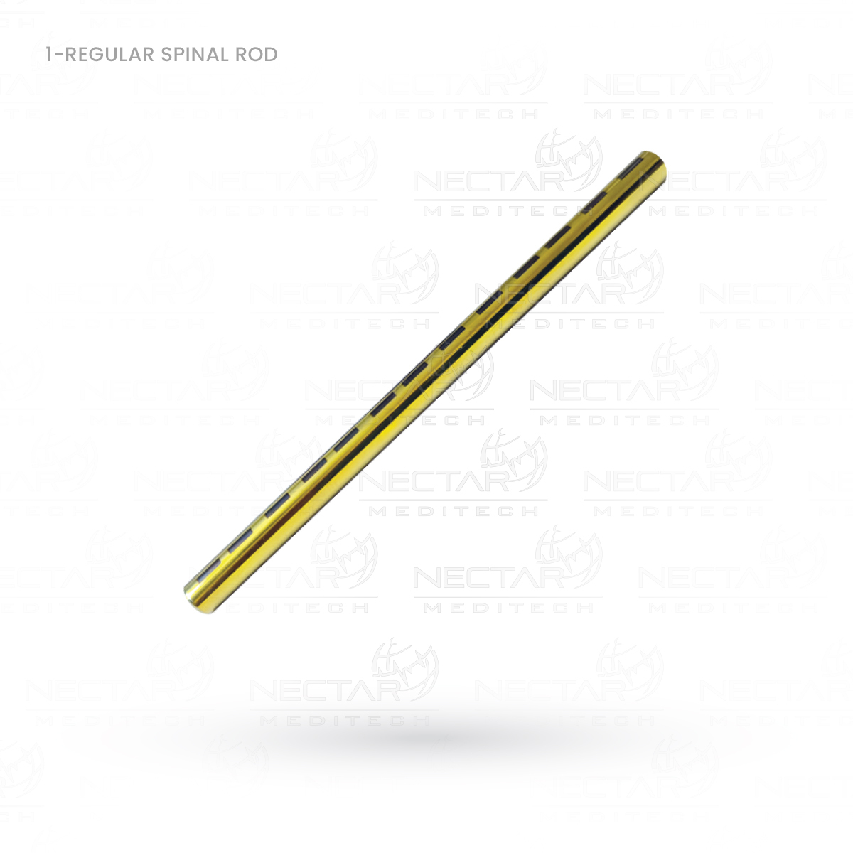 Spine Rod - Titanium, 40mm Length, 5.5mm Diameter, Yellow | Expertly Designed For Spinal Support And Deformity Correction
