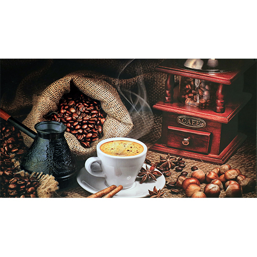 मल्टीकलर कॉफ़ी पैक लेबल