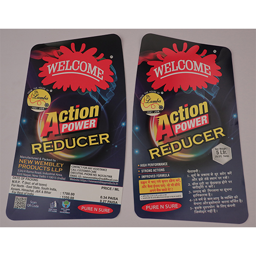 Multicolour Lubricant Oil Labels