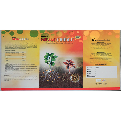 Multicolour Pesticides Labels